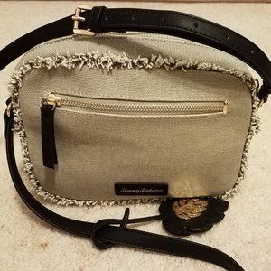 Auth Tommy Bahama Crossbody Beige Fringe detail NWOT!